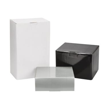 Merano Plaque - Silver Packaging Factory Box - White