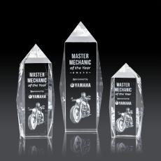 Employee Gifts - Bloomington Obelisk 3D Crystal Award