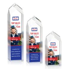 Clarington Tower Full Color Towers Crystal Award - Awards and Trophies