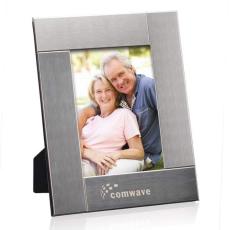 Employee Gifts - Cirque Frame - Brushed Stainless Steel 