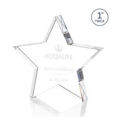 Employee Gifts - Standing Star Crystal Award