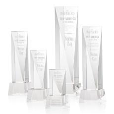 Easton Clear on Base Towers Crystal Award - Awards and Trophies