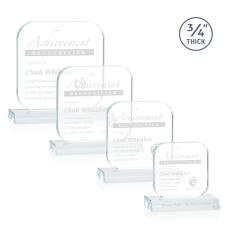 Employee Gifts - App Clear Square / Cube Crystal Award