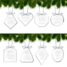 Employee Gifts - Starfire Ornaments - Deep Etch