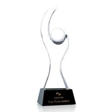 Employee Gifts - Prescott Globe Crystal Award