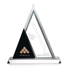 Spokane Black Pyramid Crystal Award - Crystal Awards