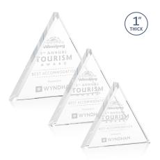 Employee Gifts - Brighton Clear Pyramid Acrylic Award