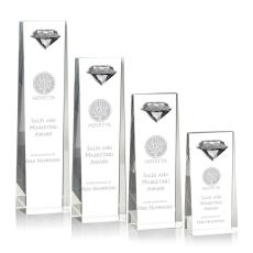 Employee Gifts - Balmoral Gemstone Diamond Towers Crystal Award