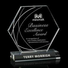 Purcell Polygon Crystal Award - Crystal Awards