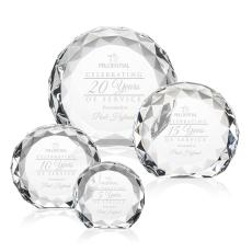 Employee Gifts - Seville Circle Crystal Award