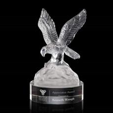 Employee Gifts - Buntingford Eagle Animals Crystal Award