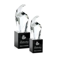 Employee Gifts - Bartolini Eagle Animals Crystal Award