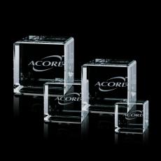 Employee Gifts - Davenport Cube Square / Cube Crystal Award