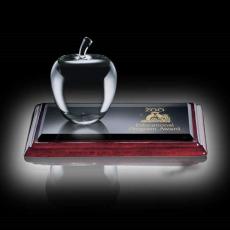 Employee Gifts - Melford Apple Crystal on Albion Award