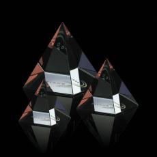 Colored Pyramid Crystal Award - Awards and Trophies