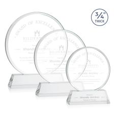 Blackpool Clear on Newhaven Circle Crystal Award - Awards and Trophies