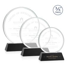 Blackpool Black on Newhaven Circle Crystal Award - Awards and Trophies
