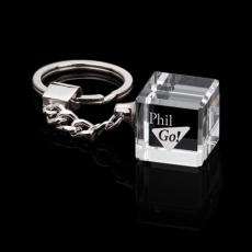 Employee Gifts - Optical Key Chain - Cube