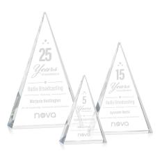 Employee Gifts - Monroe Pyramid Crystal Award