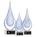 Kentwood Clear on Hancock Base Tear Drop Glass Award