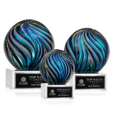 Employee Gifts - Malton Clear on Hancock Base Globe Glass Award