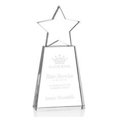 Employee Gifts - Pioneer Clear Star Crystal Award