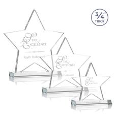 Employee Gifts - Chippendale Clear Star Crystal Award