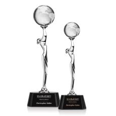 Employee Gifts - Aphrodite Globe Crystal Award