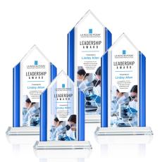 Omaha Tower Full Color Peaks Crystal Award - Awards and Trophies