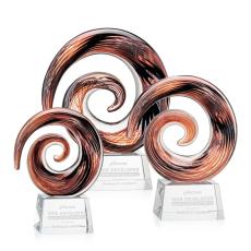 Brighton Clear on Robson Circle Glass Award - Awards and Trophies
