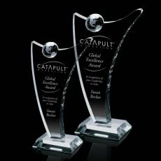 Employee Gifts - Castello Globe Crystal Award