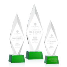 Employee Gifts - Manilow Green on Robson Base Diamond Crystal Award