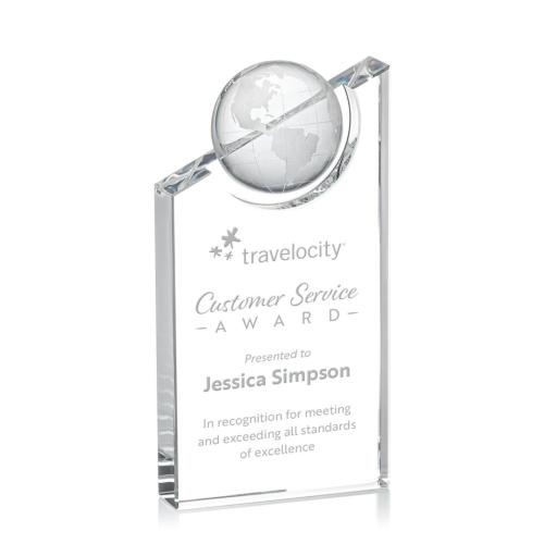 Awards and Trophies - Axis Globe Crystal Award