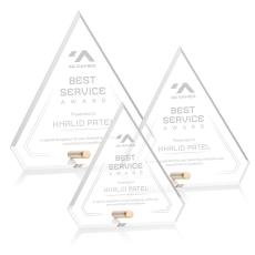 Employee Gifts - Polaris Gold Diamond Acrylic Award