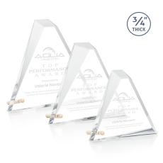 Employee Gifts - Glenrock Gold Pyramid Acrylic Award