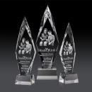 Manilow Clear on Robson Base (3D) Diamond Crystal Award