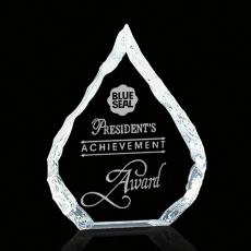 Employee Gifts - Iceberg Oil Drop Starfire Crystal Award
