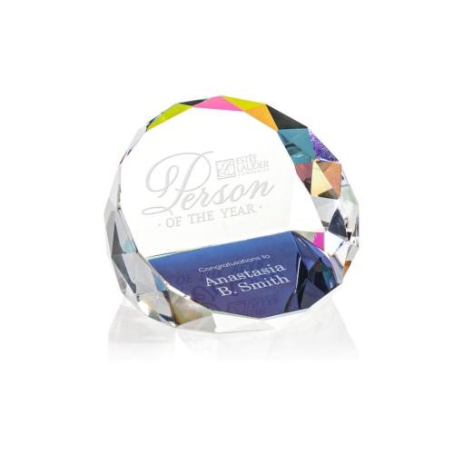 Awards and Trophies - Desktop Awards - Chiltern Paperweight - Colored