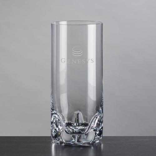 Corporate Gifts - Barware - Hiball Glasses - Hillcrest Hiball/Cooler - Deep Etch 