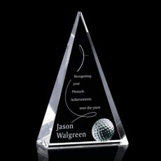 Holborn Golf Pyramid Crystal Award - Awards and Trophies