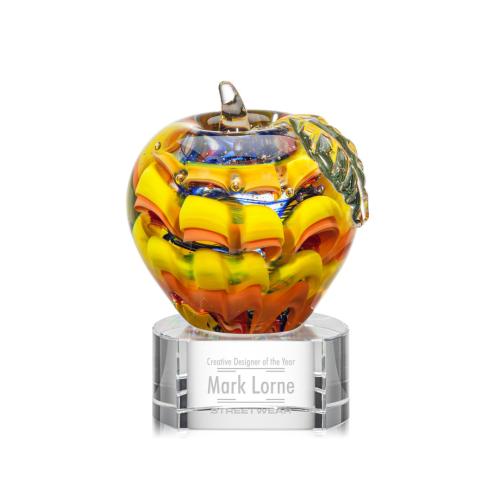 Awards and Trophies - Crystal Awards - Glass Awards - Art Glass Awards - Picton Apple Glass Award