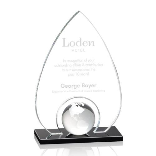 Awards and Trophies - Dangerfield Starfire Globe Crystal Award