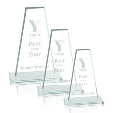 Employee Gifts - Essex Jade Rectangle Glass Award