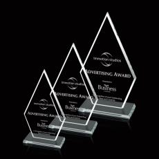 Employee Gifts - Arrowhead Diamond Glass Award