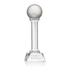 Employee Gifts - Bentham Golf Globe Crystal Award