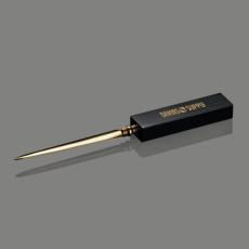 Employee Gifts - Marble Letter Opener - Black