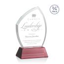 Daltry Red on Newhaven Base Unique Crystal Award