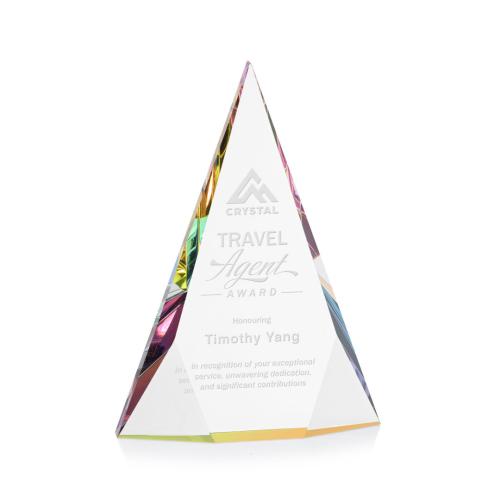 Awards and Trophies - Rochester Prismatic Pyramid Crystal Award