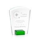 Lola Green Peaks Crystal Award
