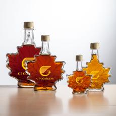 Employee Gifts - Maple Syrup - Maple Leaf - Imprinted